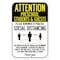 Signmission Public Safety Sign-Preschool Students & Guests Practice Social Distancing, 12" H, A-1218-25388 A-1218-25388 - alternate 1